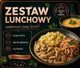 Lunch dnia + zupa